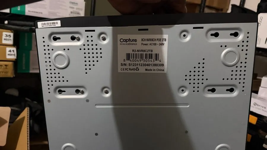 Камера Capture Advance 16-Channel NVR PoE 4TB Plus 4 Axis 3105-LVE Cameras — фото лота 2