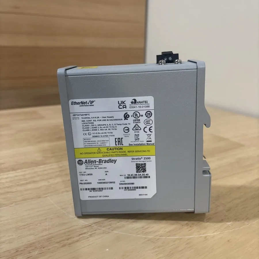 Коммутатор Allen Bradley 1783-LMS8 /A Stratix 2500 8-Port EtherNet Switch — фото лота 1