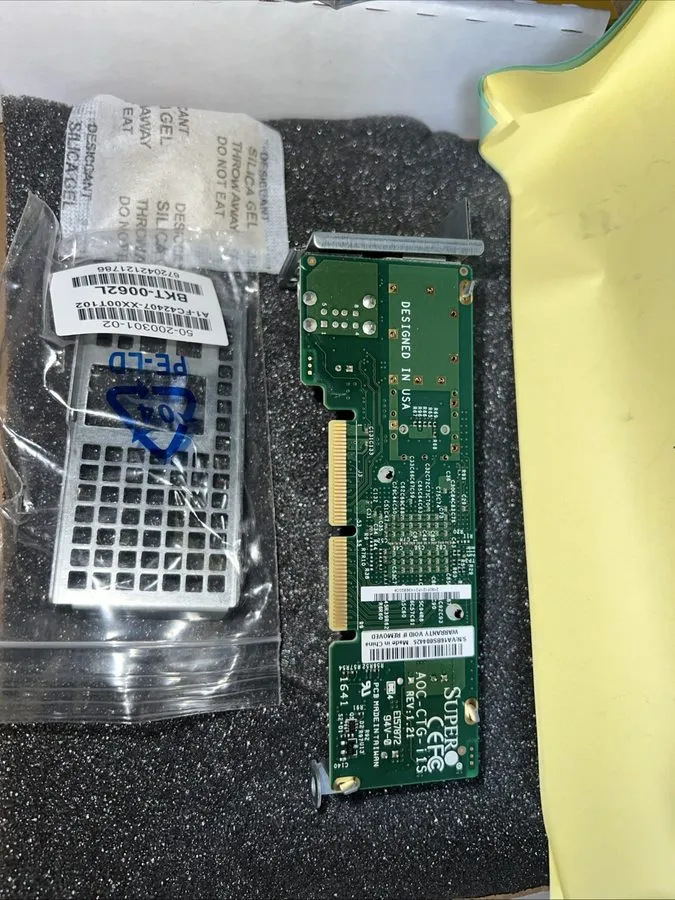 Кабель Supermicro AOC-CTG-I1S Single Port 10GB SFP+ Ethernet Adapter Intel