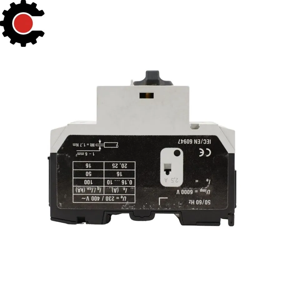 Автоматический выключатель MOELLER PKZM0-2.5 MOTOR PROTECTION CIRCUIT BREAKER 1.
