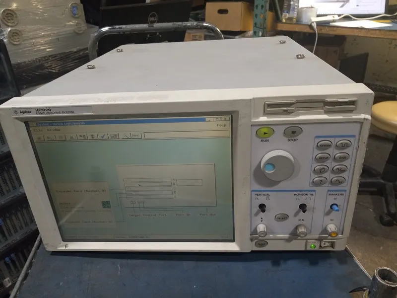 Логический анализатор Agilent Model: 16702B Logic Analyzer with HP: 16534A
