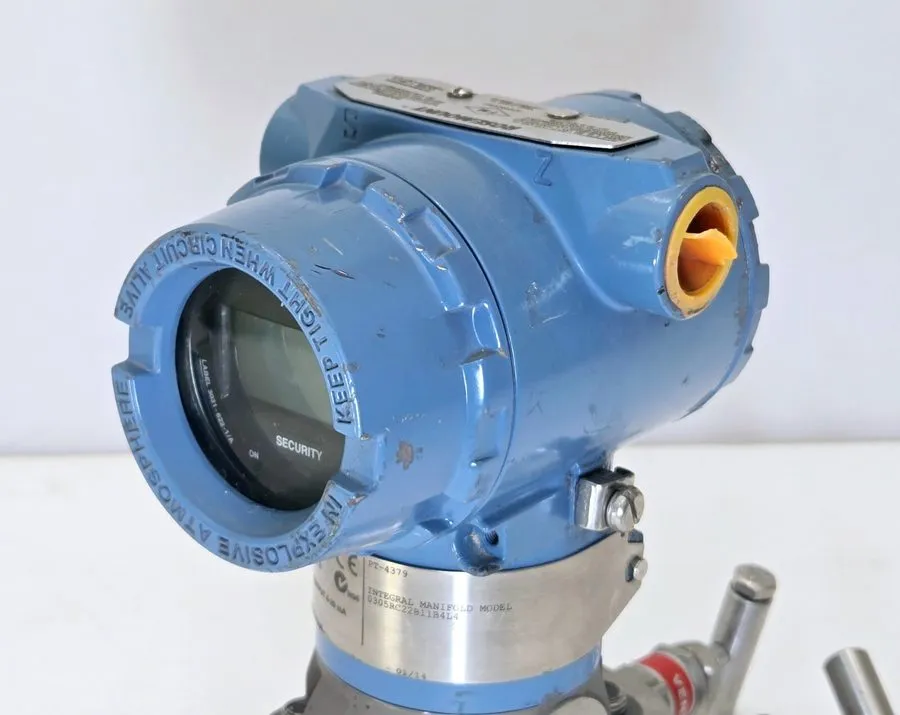 Датчик ROSEMOUNT 3051 SMART FAMILY HART TRANSMITTER 9PSI 4-20mA 3051CG2A02A1AM5I — фото лота 1