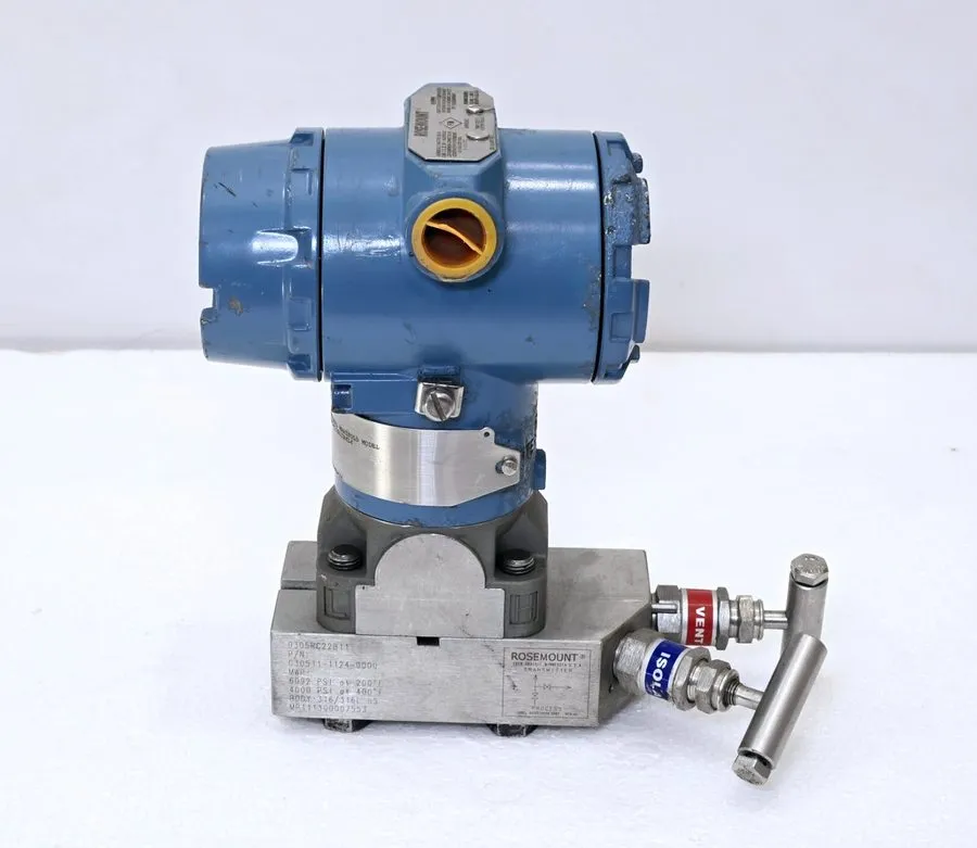 Датчик ROSEMOUNT 3051 SMART FAMILY HART TRANSMITTER 9PSI 4-20mA 3051CG2A02A1AM5I — фото лота 2