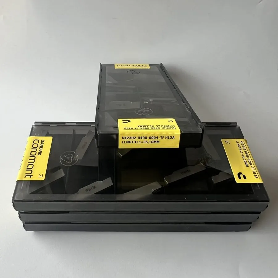 Режущий инструмент SANDVIK N123H2-0400-0004-TF Carbide Grooving Insert Grade 112