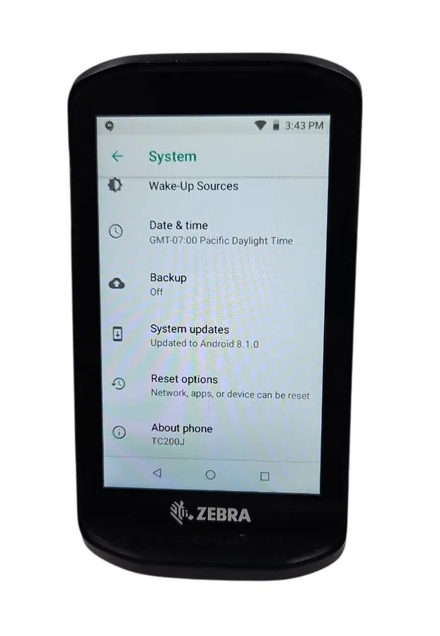Сканер штрих-кода Zebra TC200J Barcode Scanner Mobile Computer TC200J-10C112US w
