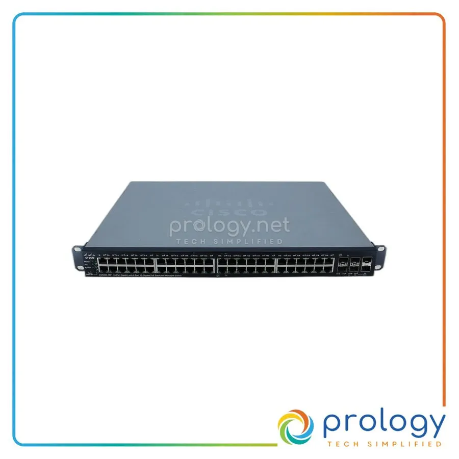 Коммутатор Cisco SG500X-48P-K9 Small Business 48-Port Gigabit PoE+ + 4×10GbE SFP