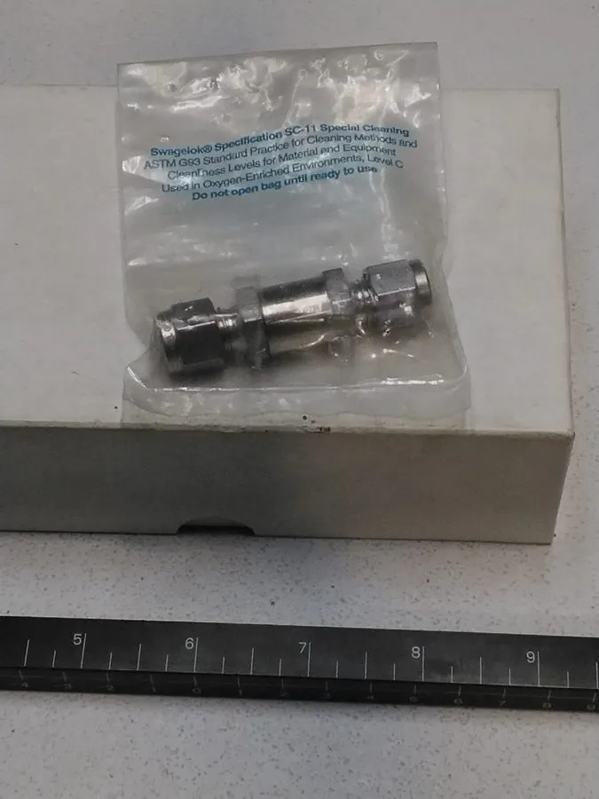 Клапан Swagelok Ss-4c-1-sc11 1/4" Tube OD 1 Pound Check Valve 1 Qty — фото лота 1
