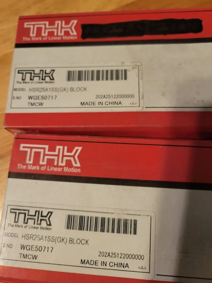 Линейная направляющая THK Linear Bearing Guide Block HSR25A1SS