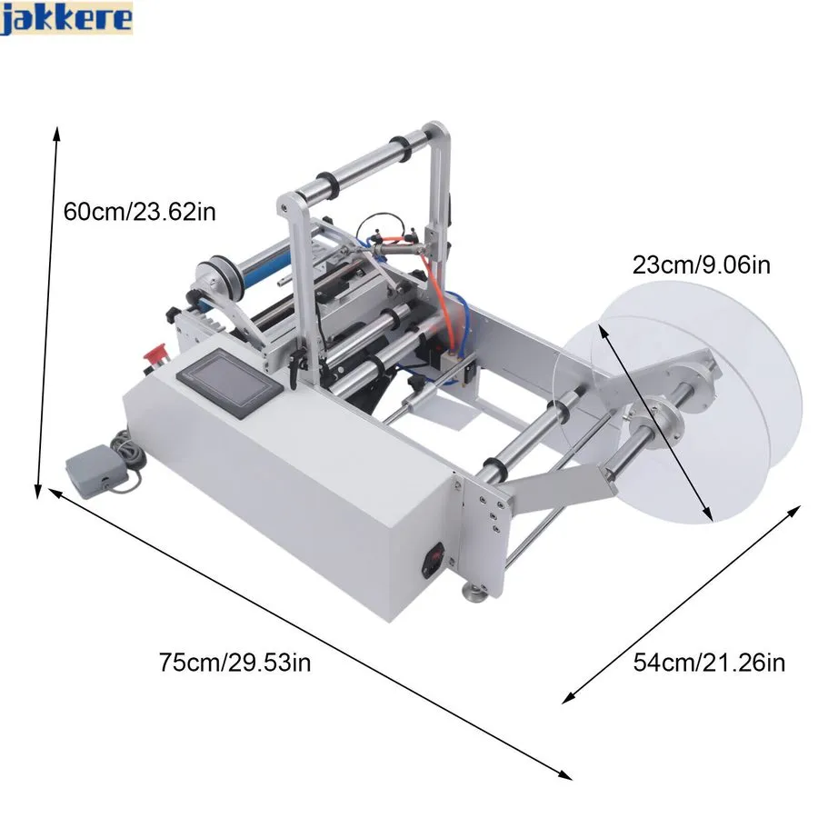 Маркиратор LT-190 Semi Automatic Round Bottle Labeling Machine Label Marking Mac