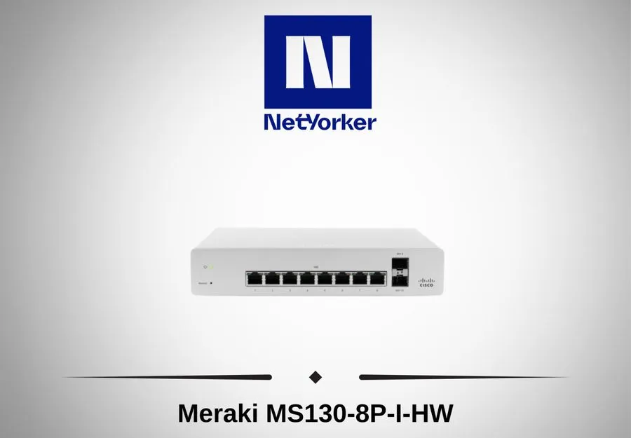 Коммутатор Cisco Meraki MS130-8P-I-HW 8GE 120W POE SWITCH *UNCLAIMED