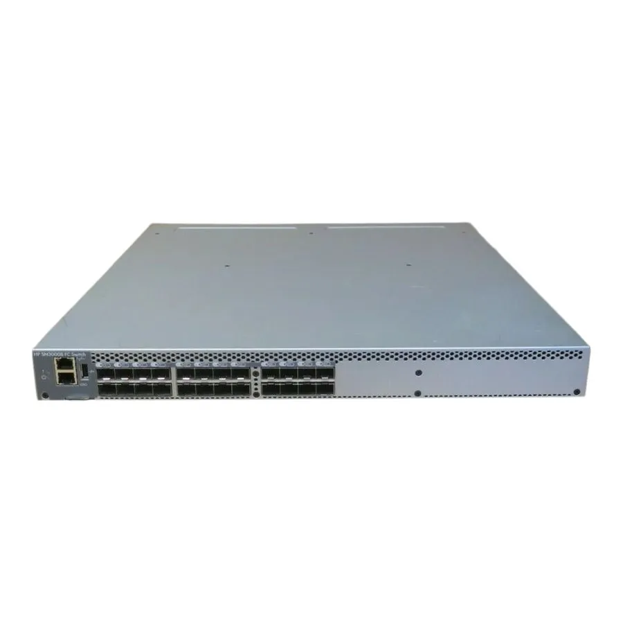 Коммутатор HP SN3000B 16Gb 24 Ports Fibre Channel Switch 8x QK724A SFP+ QW937A