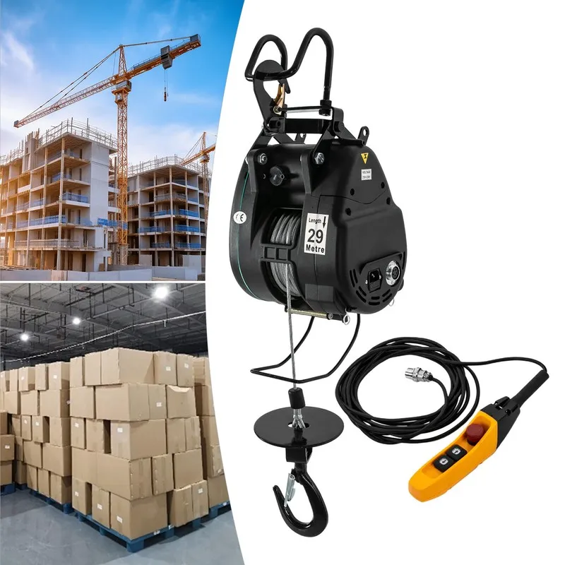 Таль 1800W 110V Electric Hoist with Wired Control Electric Chandelier Hoist LES-