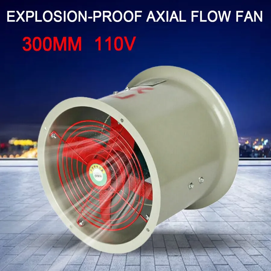 Вентилятор Extractor Fan 12'' Explosion-proof Tube Axial Duct Fan Cylinder Pipe 