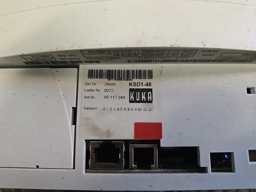 Сервопривод Kuka E93DA123I4B531 Robot Servo Drive — фото лота 1