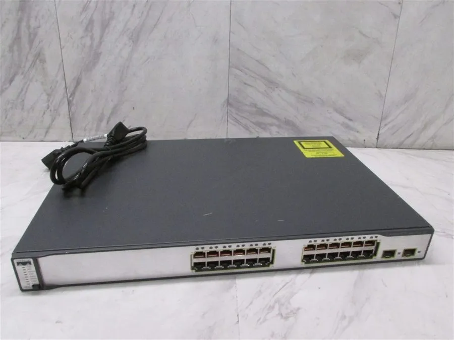 Коммутатор Cisco Catalyst (WS-C3750-24PS-S) POE 24-Ports Rack-Mountable Switch
