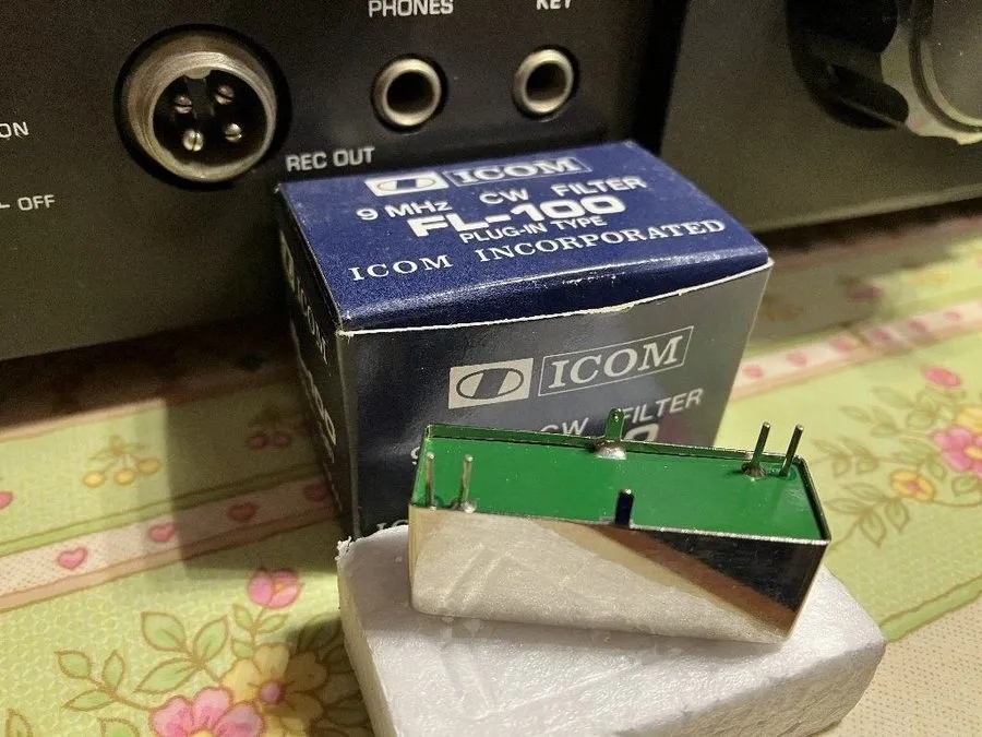 Радиостанция FL-100 ICOM CW NARROW FILTER — фото лота 1