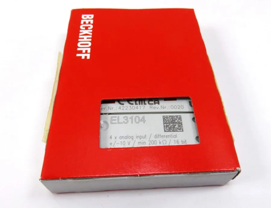 Модуль ввода-вывода BECKHOFF EL3104, ETHERCAT TERMINAL #341864