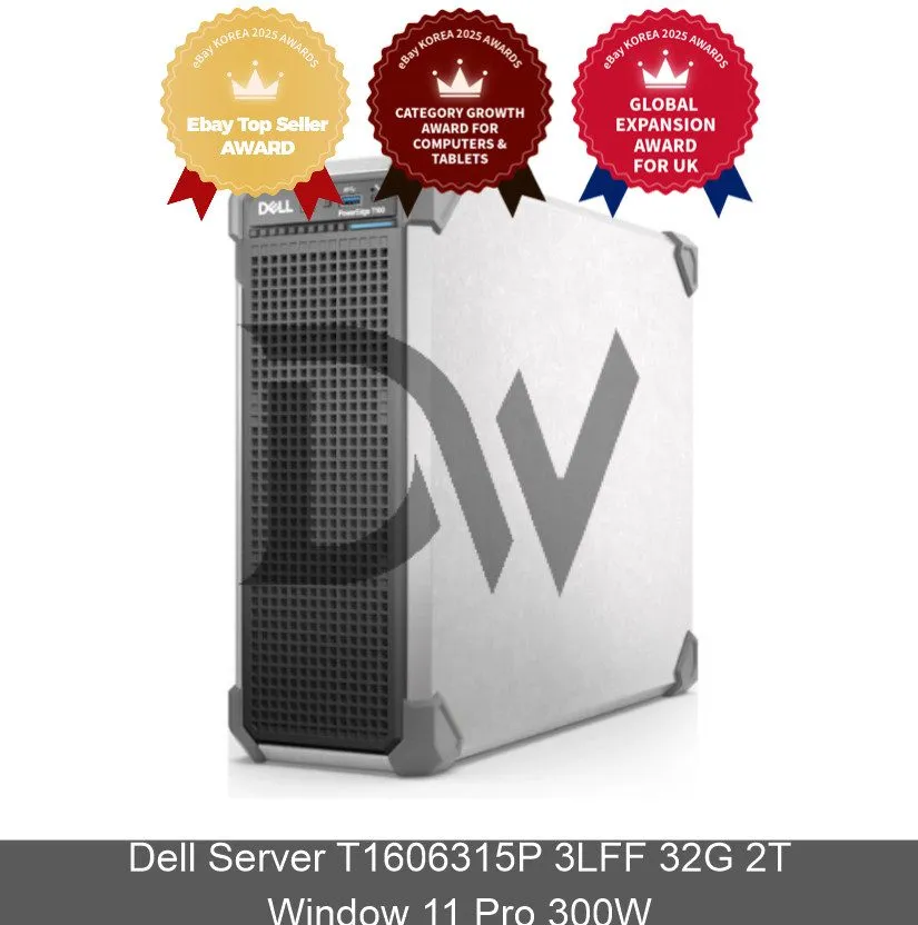 Сервер Dell Server T1606315P 3LFF 32G 4T WIN2025 Standard 300W Server Computer