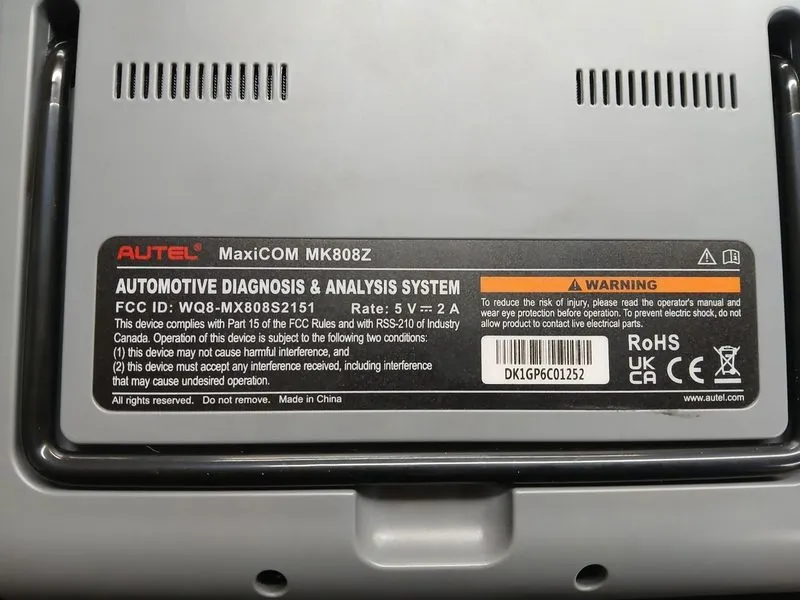 Диагностический сканер AUTEL MK808Z Auto OBD2 Scanner Bidirectional Active Test — фото лота 3