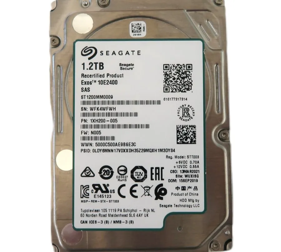 Жёсткий диск Seagate Exos 10E2400 ST900MM0009 900GB 2.5" 10K RPM SAS HDD ( ST600