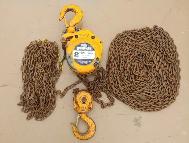Таль Harrington 2 Ton Chain Hoist 20 Ft Lift CF020-20 — фото лота 2