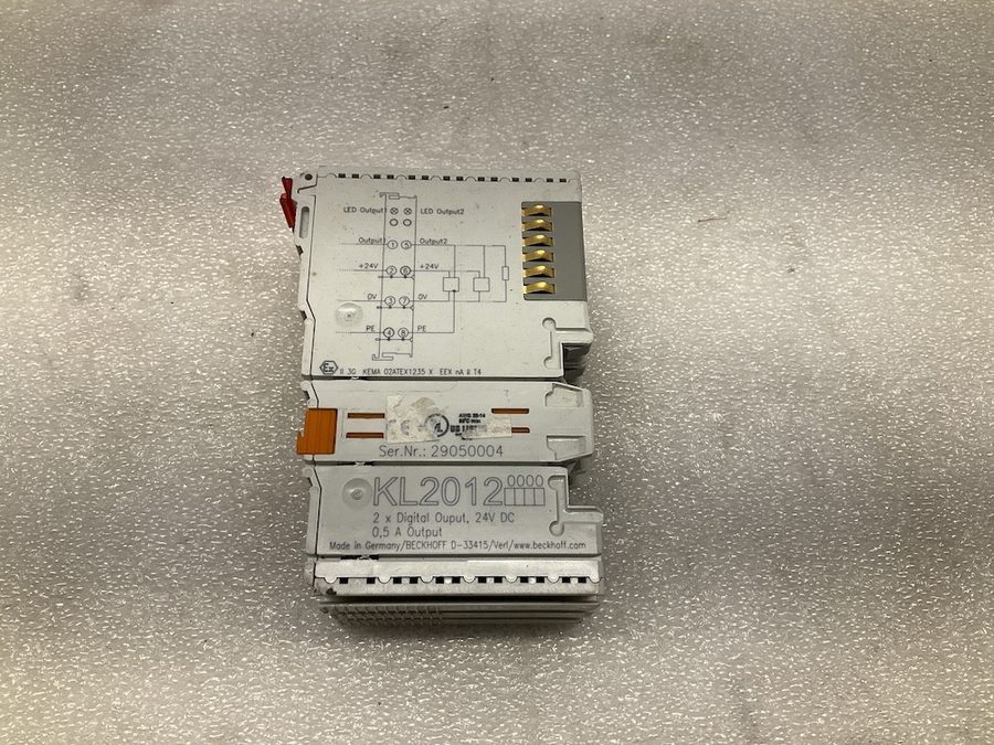 Модуль ввода-вывода BECKHOFF KL2012 2X DIGITAL OUTPUT TERMINAL