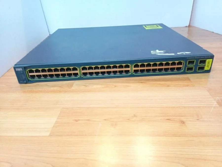 Коммутатор Cisco Catalyst WS-C3560G-48PS-E 48-Port Gigabit PoE Switch 4x 1G SFP 