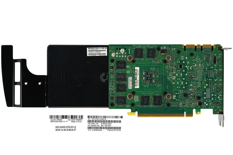 GPU-ускоритель 861189-001 HP NVIDIA QUADRO M5000 8GB GDDR5 PCIE 3.0 X16 — фото лота 2