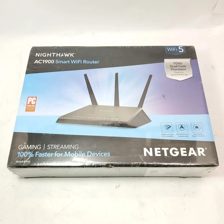 Маршрутизатор NETGEAR Nighthawk AC1900 Smart WiFi Router Dual Band Gigabit R7000