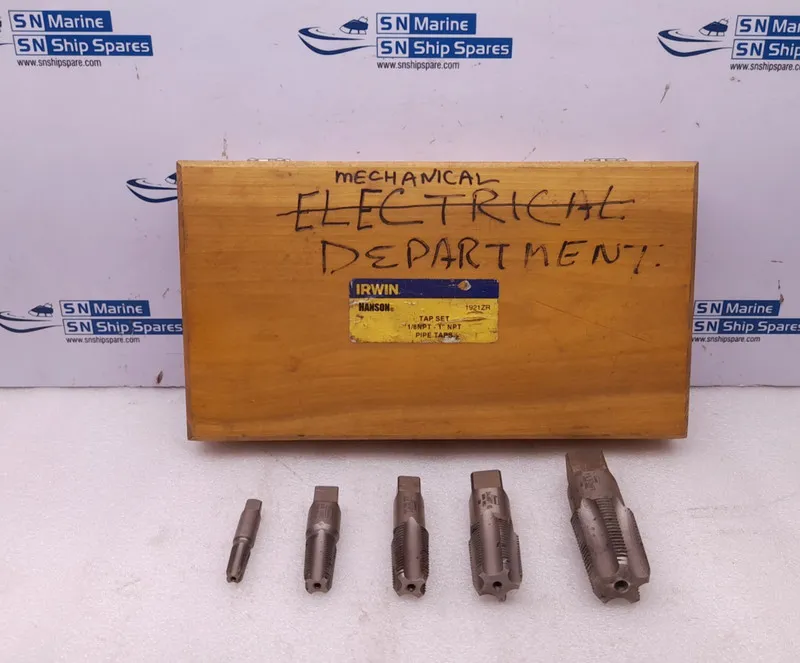 Режущий инструмент IRWIN HANSON 1921ZR TAP SET 1/8NPT-1” NPT Pipe Taps Set