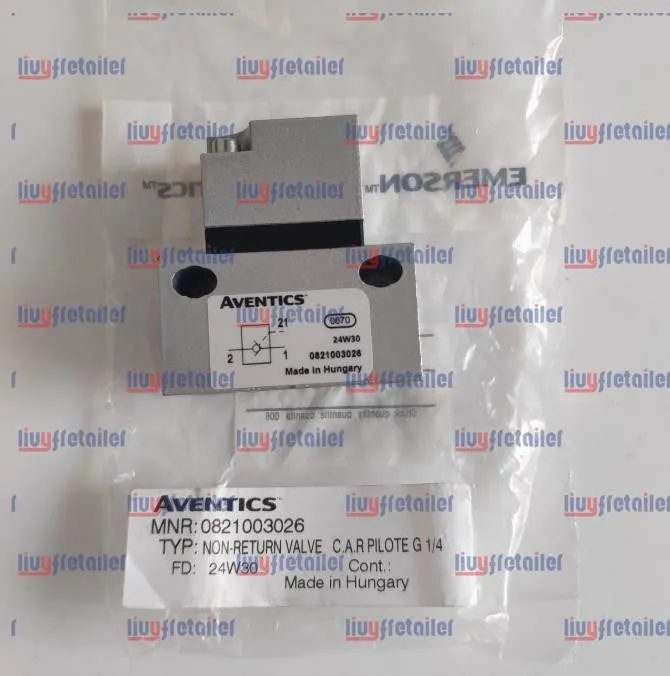 Обратный клапан AVENTICS 0821003026 Pilot-Operated Check Valve (Port size G1/4)