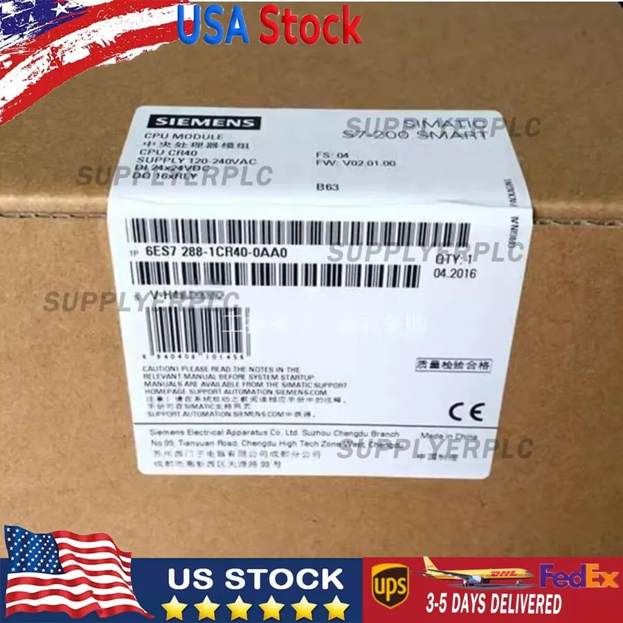 ПЛК Siemens SIMATIC S7-200 SMART CPU CR40 6ES7288-1CR40-0AA0