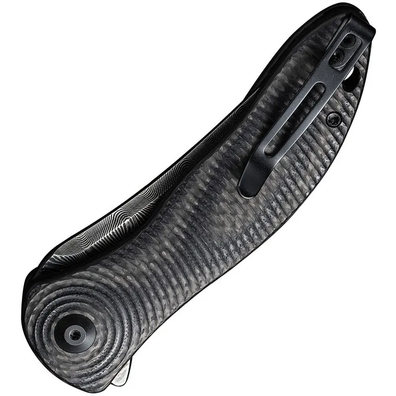 Сервер Civivi Knives Synergy3 Liner Lock C20075A-DS1 Damascus Steel Twill Carbon