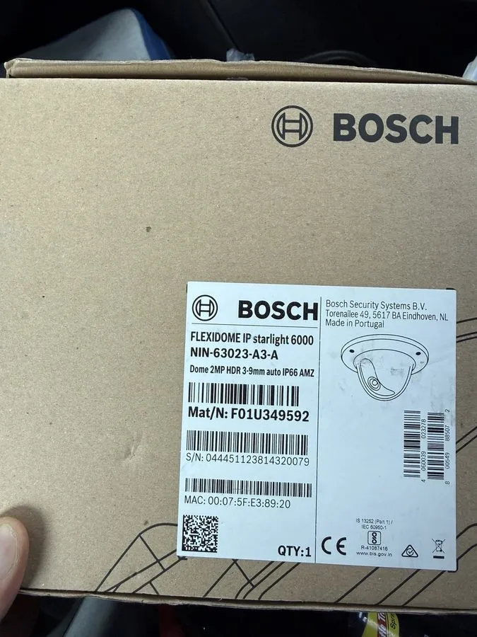Камера Bosch NIN-63023-A3-A Flexidome IP Starlight 6000 Dome 2MP HDR Security Ca