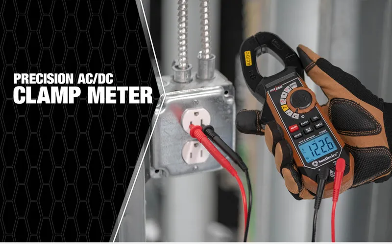 Тестер Southwire Professional Digital 600-Volt Clamp Meter True RMS 21550T