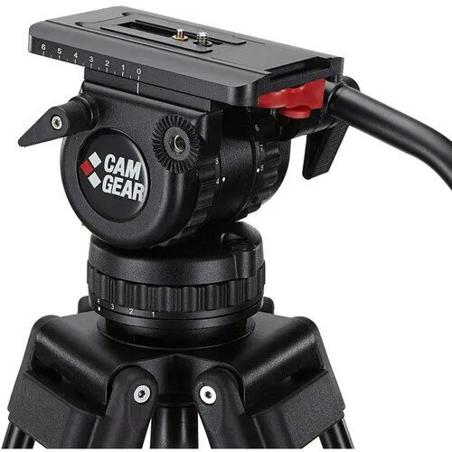 Оборудование видеонаблюдения Camgear DV6P Fluid Head & T75/CF2 Carbon Fiber Trip