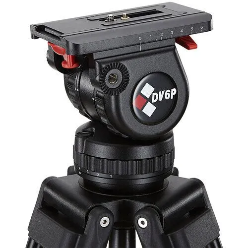 Оборудование видеонаблюдения Camgear DV6P Fluid Head & T75/CF2 Carbon Fiber Trip — фото лота 2