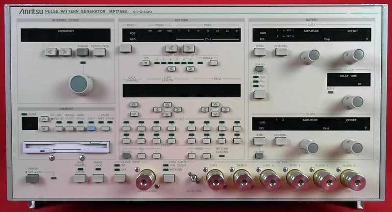 Тестер Anritsu MP1758A-02 Pulse Pattern Generator, 100 MHz to 12.5 GHz