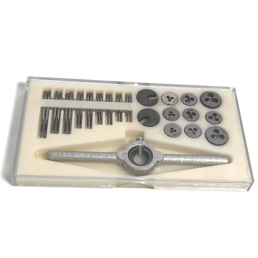 Режущий инструмент Micro Metric Tap Die Set M1‑M2.5 Thread Repair Kit FZTD331S — фото лота 2