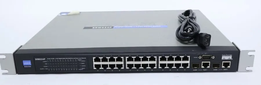 Коммутатор Cisco Linksys SRW224P 24-Port 10/100 Managed 2-Port Gigabit PoE Switc