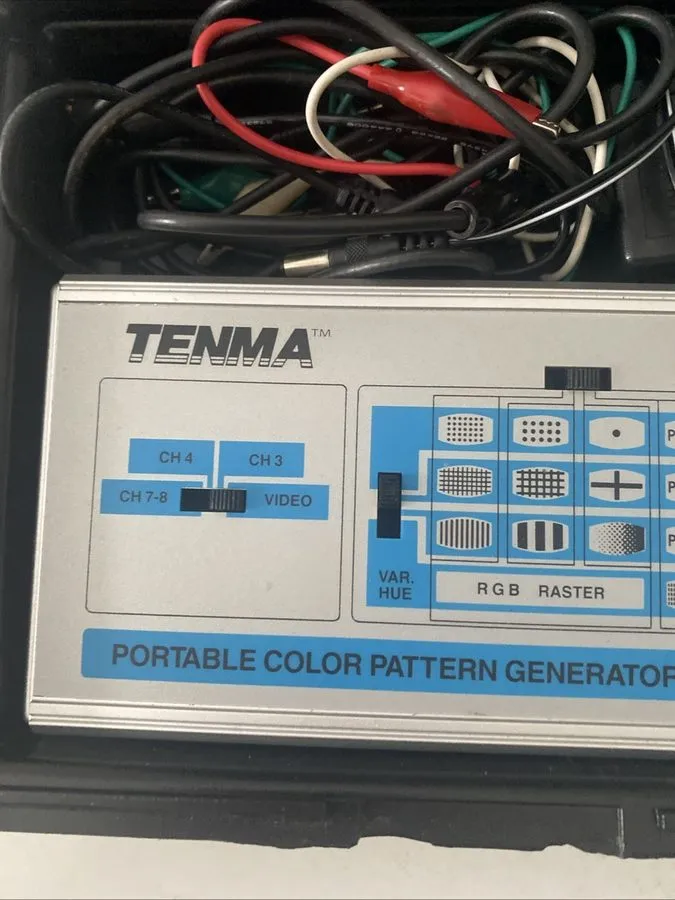 Тестер TENMA 72-865 Black Handheld Portable Color Pattern Generator (For Parts) — фото лота 1