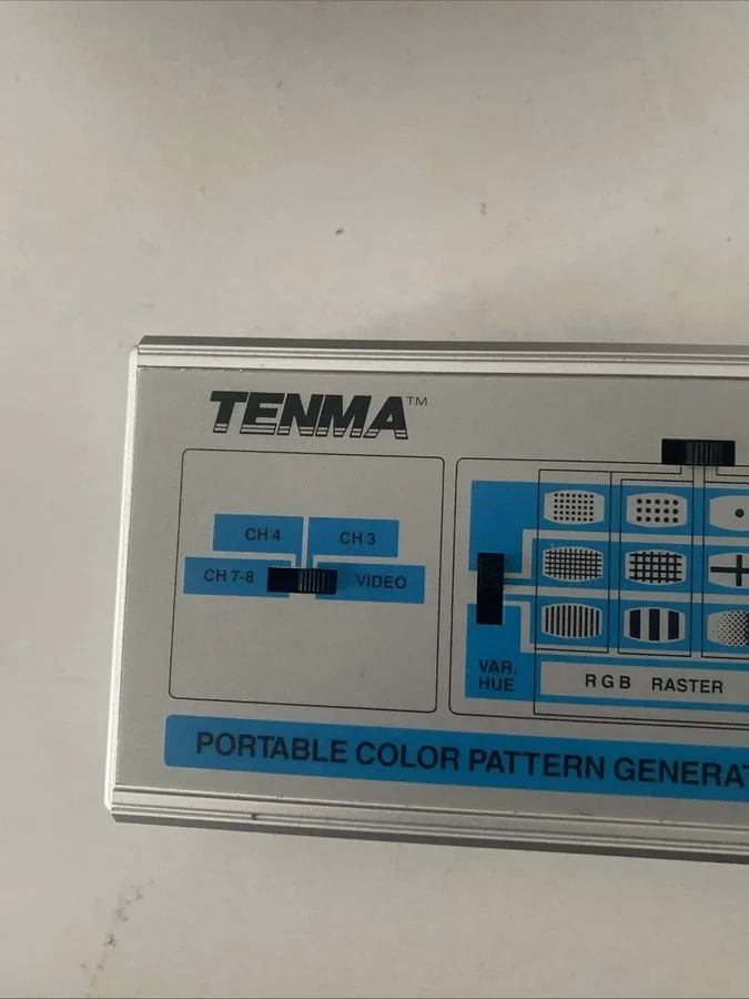 Тестер TENMA 72-865 Black Handheld Portable Color Pattern Generator (For Parts) — фото лота 2