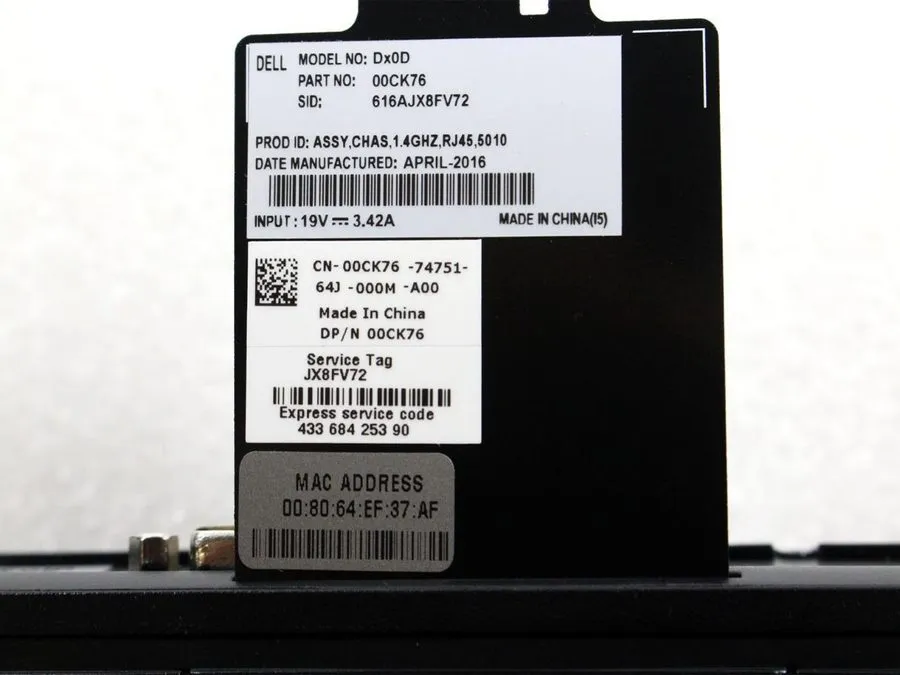 Тонкий клиент Dell Wyse 5010 Dx0D Wireless D10D T48E DC 1.4GHz 909638-51L 0CK76 — фото лота 4