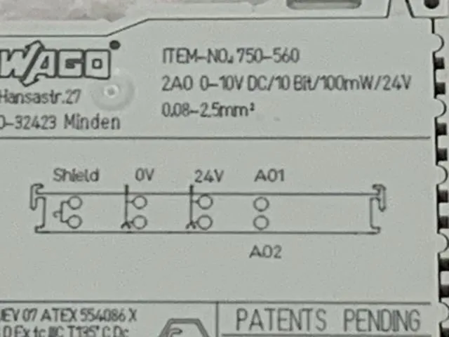 ПЛК Wago 750-560 Buscoupler DeviceNet Module PLC