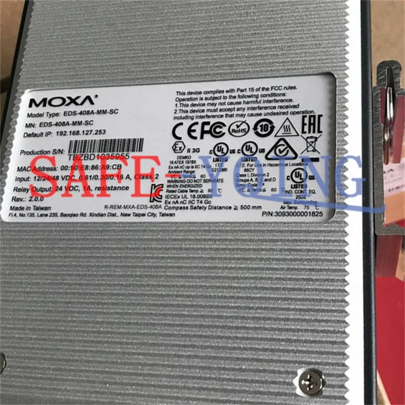 IIoT-устройство MOXA EDS-408A-MM-SC Ethernet Switch
