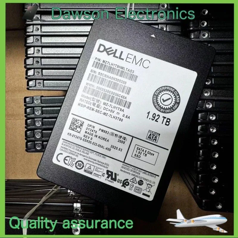 SSD-накопитель MZ-7LH1T9A Dell Samsung PM883 2.5 1.92TB 6GBPS RI SATA SSD Y24T6 