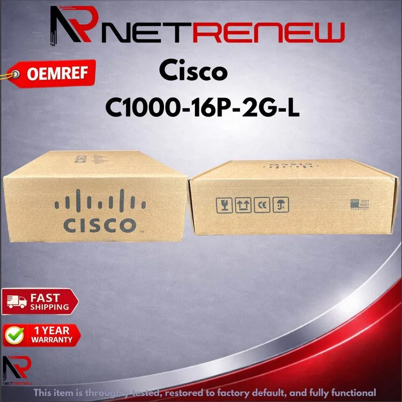 Коммутатор Cisco C1000-16P-2G-L 16-Port Gigabit PoE+ Managed Switch 2x SFP 120W