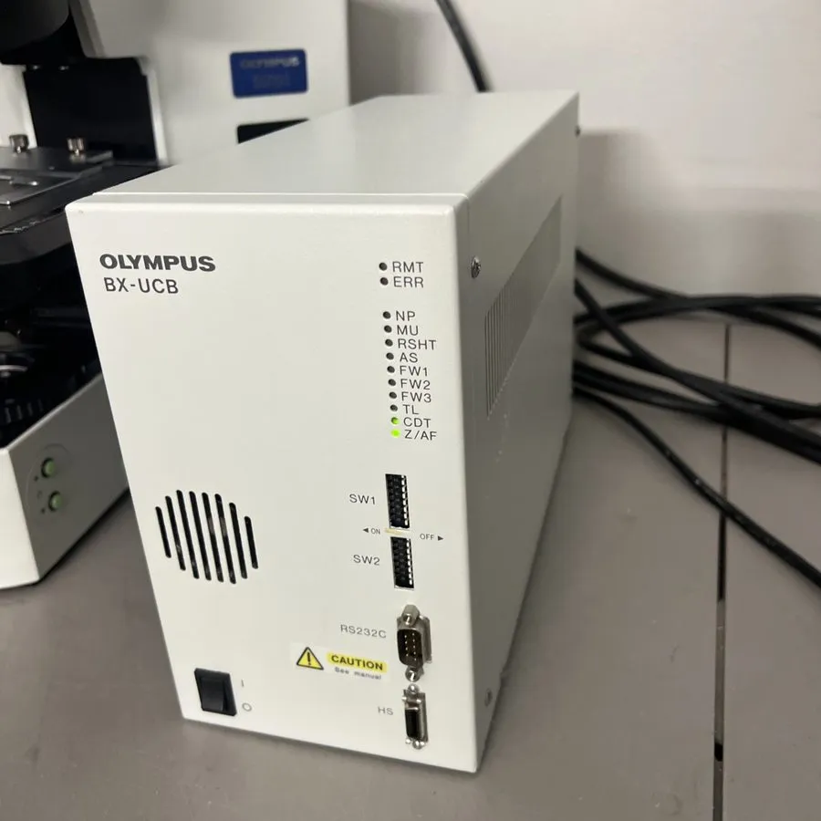 Микроскоп Olympus BX61 BX61TRF Motorized Fluorescence Microscope with Camera — фото лота 1