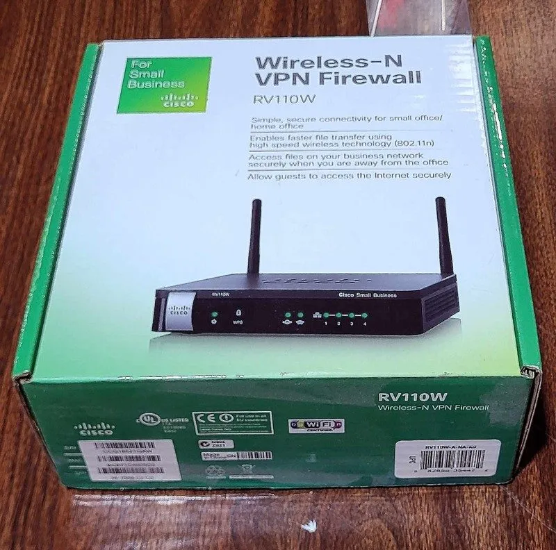 Маршрутизатор Cisco Small Business RV110W Wireless-N VPN Firewall Router