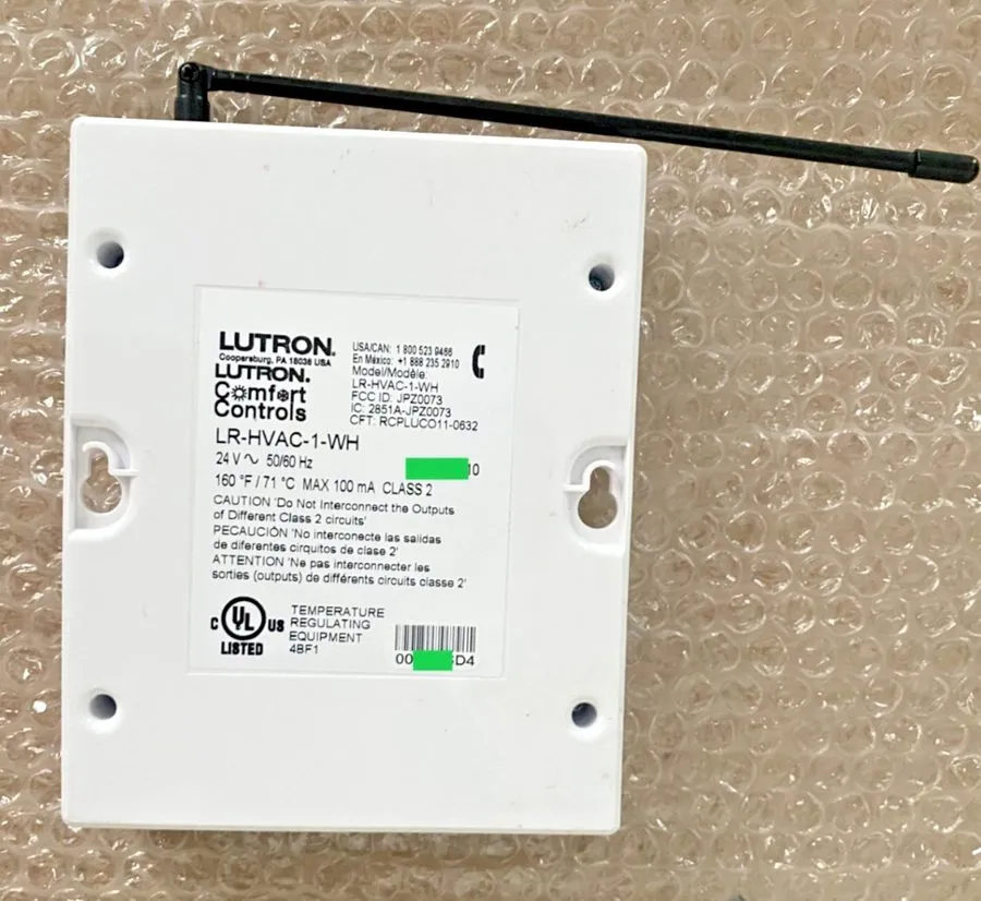 Контроллер LUTRON LR-HVAC-1-WH HVAC Controller Comfort Controls